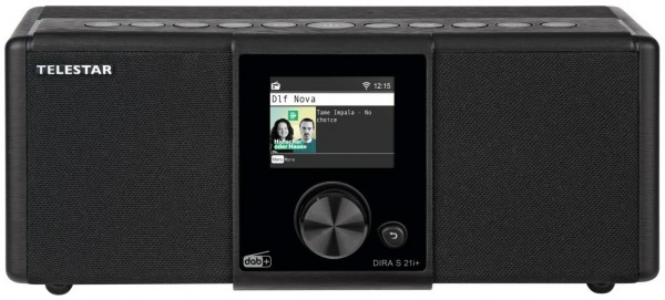 DIRA S21i+ Internetradio schwarz