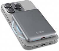 SlimMag (5.000mAh) Powerbank aluminium