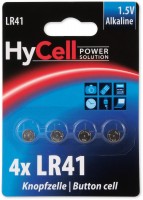 Alkaline 1,5V LR41 4er Blister Knopfzelle silber