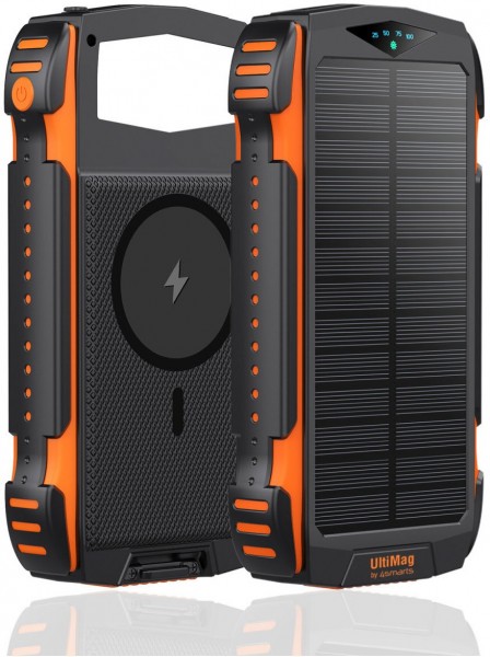 Solar Powerbank (20.000mAh) schwarz