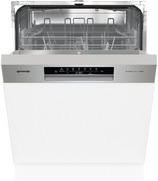 GI642E90X Teilintegrierter Einbau-Geschirrspüler 60 cm grey metallic