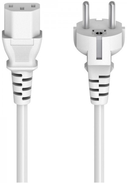 Netzkabel (5m) für Kaltgeräte weiss