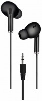 Ohrhörer In-Ear-Kopfhörer mit Kabel schwarz