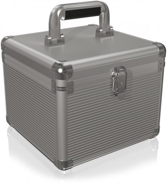 IB-AC628 Transportkoffer für 10x 3,5" silber