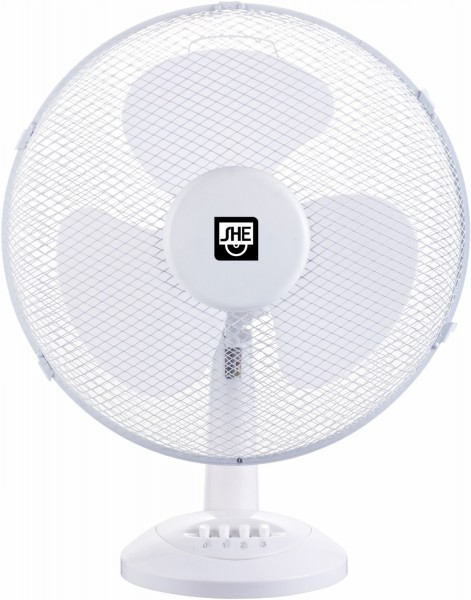 SHE40TI2001 Tischventilator weiß