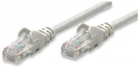 Patchkabel RJ45 U/UTP Cat5e (7,5 m) grau Hebelschutz