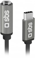 USB Type-C > 3,5mm Klinke (15cm) schwarz