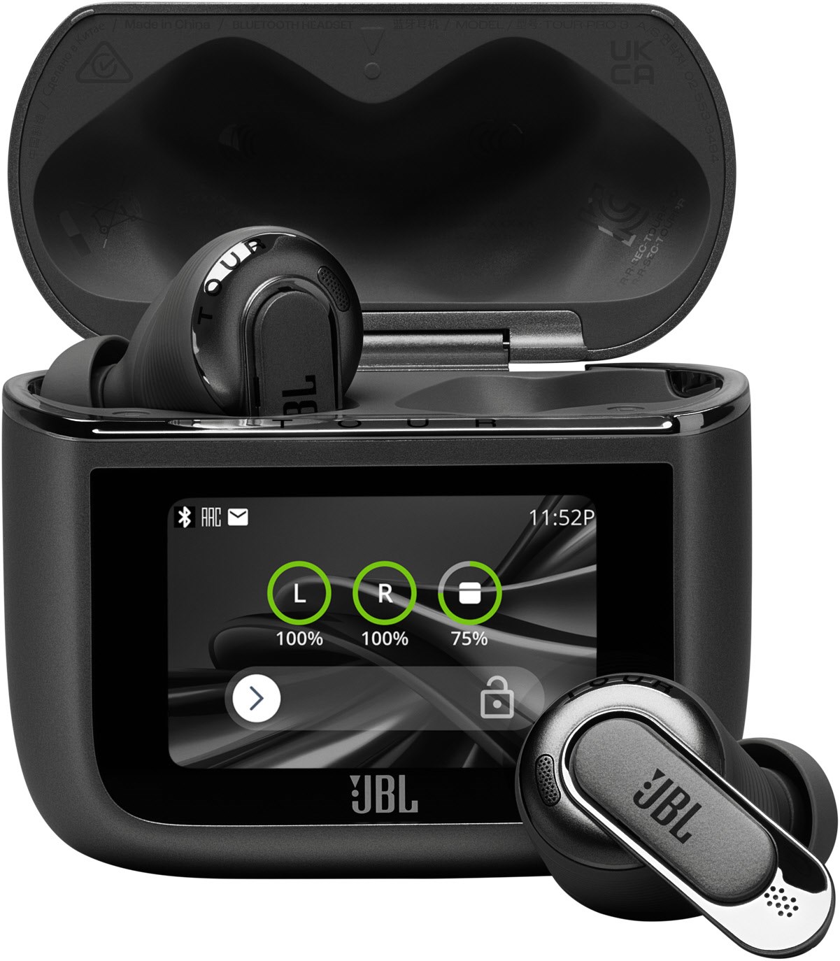 JBL Tour Pro 3 - Kabellose Noise-Cancelling-In-Ear-Kopfhörer - Schwarz