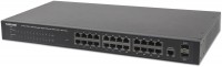 PoE+ 24-Port Gigabit Ethernet Switch mit 2x SFP-Port