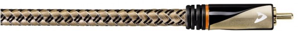 Digitales Cinch-Kabel (0,5m) bronze coffee