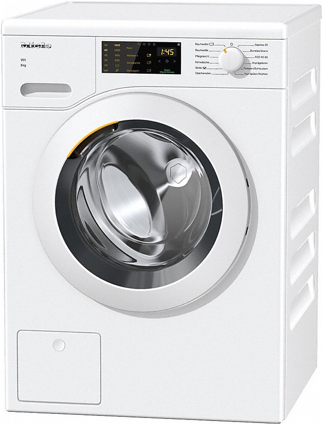 WCD 120 WPS Stand-Waschmaschine-Frontlader lotosweiß / A