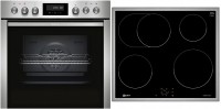 HMK560iP Herdset mit Induktionskochfeld bestehend aus E2CCH7AN1 + M46BR60N0K edelstahl + edelstahl