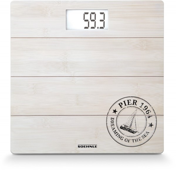 Soehnle bamboo white Personenwaage dekor | EURONICS