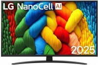 43NANO81A6A 106 cm (43") NanoCell TV, 4K Ultra HD, LCD, Smart-TV, DVB-T2/DVB-C/DVB-S2, Sprachsteuerung