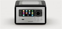 Relax Internetradio schwarz hochglanz/silber