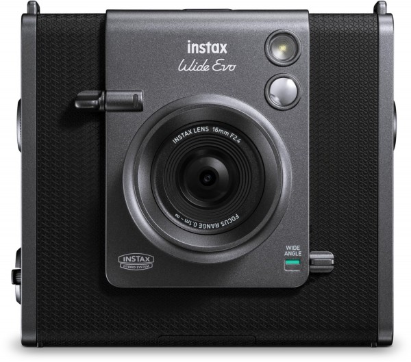 Instax WIDE Evo Hybrid-Sofortbildkamera schwarz
