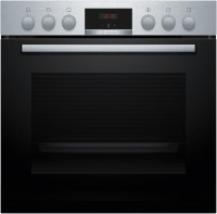 HEA513BR3 Einbau Elektro-Herd edelstahl, 71 l, schnelles Vorheizen, 59,4 cm breit, A+, Serie 4