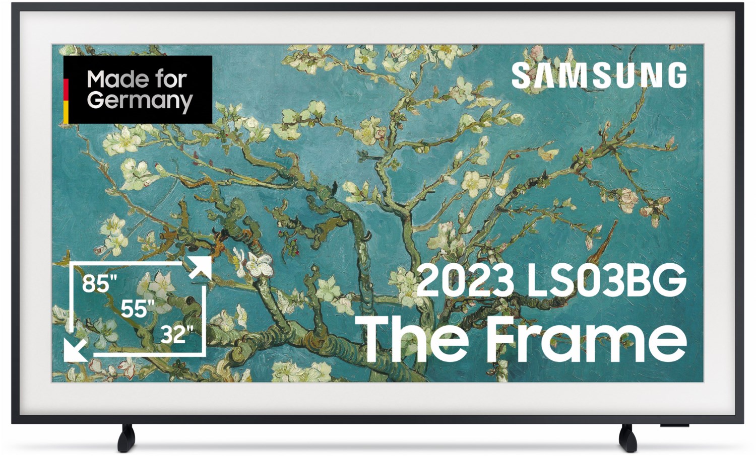 Samsung QLED 4K The Frame 43 Zoll Fernseher, mattes Display, austauschbare Rahmen, Art Mode, Smart TV [2023]