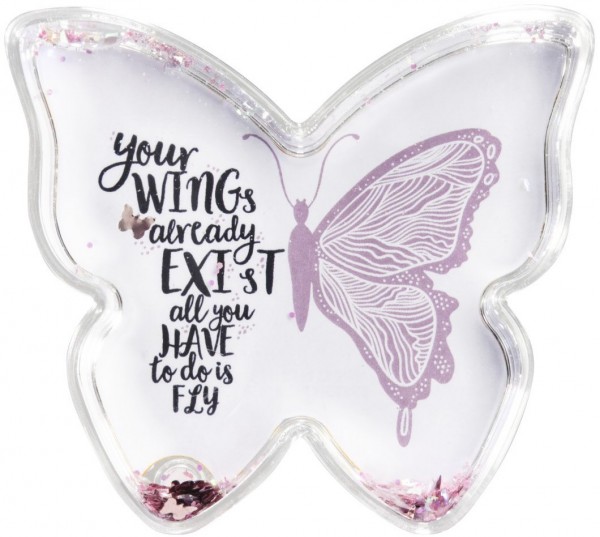 Acryl-Rahmen Butterfly transparent