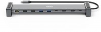 9 Port USB-C-Docking-Station grau