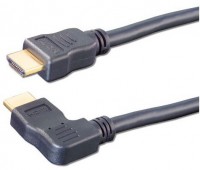 HDW 2 HDMI-Winkelkabel (2m) Stecker Typ-A > Stecker Typ-A (90°) schwarz