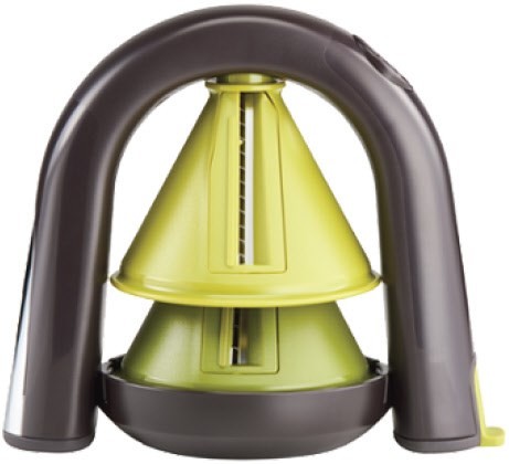 K22980 Ingenio Spiralschneider Küchenutensil schwarz/grün
