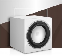 SUB E-9 F Aktiv-Subwoofer weiß