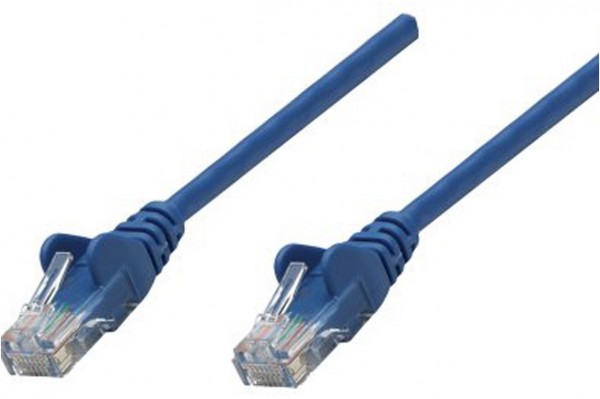 Patchkabel Cat6A CU S/FTP LSOH blau (0,25 m)
