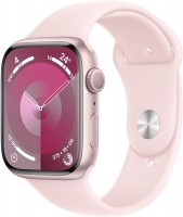 Watch Series 9 (45mm) GPS Smartwatch Aluminium mit Sportarmband M/L rosé/hellrosa