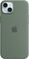 Silikon Case mit MagSafe für iPhone 15 Plus zypresse