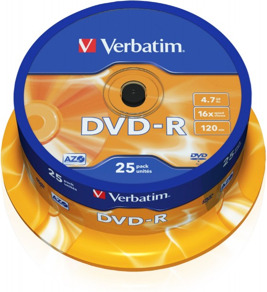 DVD-R AZO 16x 4.7GB (25er Spindel)