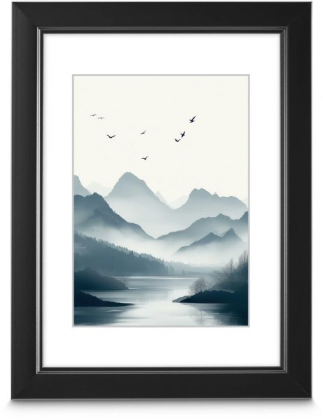 Kunststoffrahmen Chill 13x18cm schwarz
