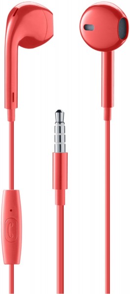 Earphones Capsule In-Ear-Kopfhörer mit Kabel rot