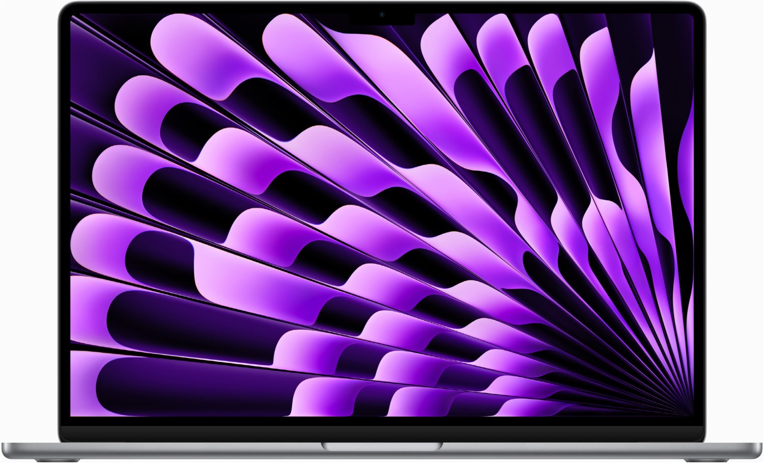 MacBook Air 15" M2, 2023 (MQKP3D/A) space grau, 8 GB RAM, 256 GB SSD, Apple M2, MacOS Betriebssystem, 2880x1864