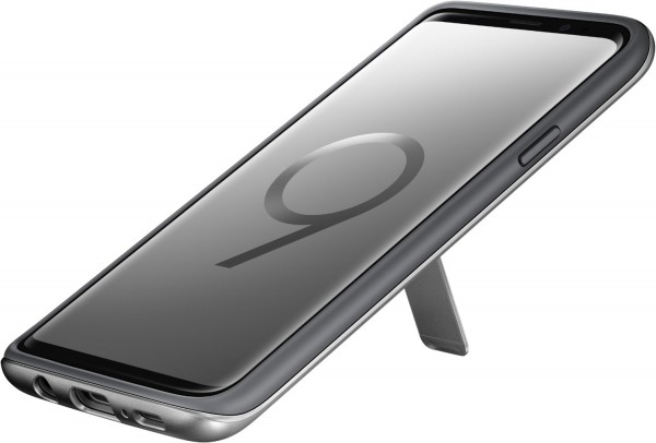 Protective Standing Cover silber für Galaxy S9+