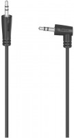 Audio-Kabel (0,5m) 3,5-mm-Stecker>3,5-mm-Stecker schwarz