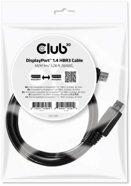 DP 1.4 St. > DP 1.4 St. Kabel (1m)