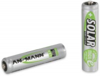 550mAh NiMH Solar maxE 2er Blister Akku silber