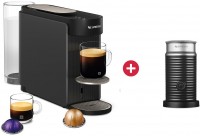ENV 200.GY VERTUO Up Kapsel-Automat schwarz + Dein Geschenk: Nespresso Aeroccino 3 Milchaufschäumer