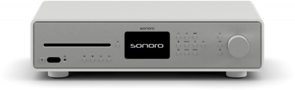 MAESTRO Quantum CD-Receiver mit Internetradio weiß matt/silber