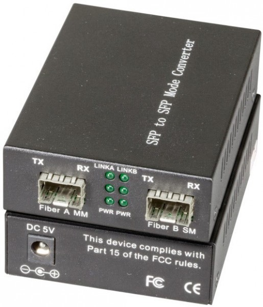 Media Konverter 2x SFP Gigabit Ethernet