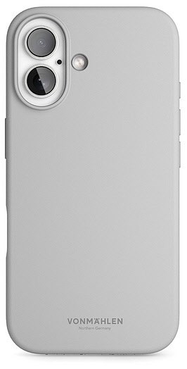 Soft Silicone Case für iPhone 16 light gray