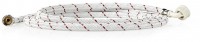 WAIH3412SH1N40 Nylon-Zulaufschlauch 1/2" gerade, 3/4" gewinkelt (4m) weiß/rot