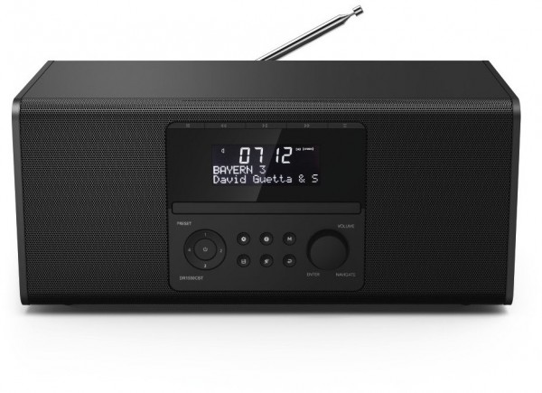 DR1550CBT Heimradio schwarz