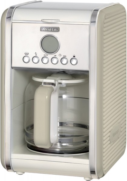 Vintage 1.5 L Filter-Kaffeemaschine creme