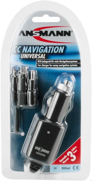 Universal Navigation Carcharger schwarz