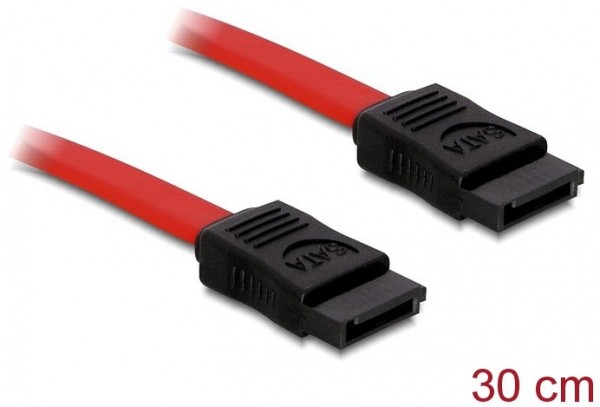 SATA ger./ger. (30cm) Kabel rot