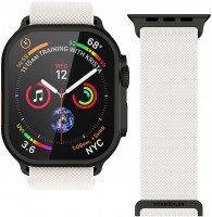 Watch Straps Classic Nylon Loop Ar. für Apple Watch (44/45/46/49) cream black