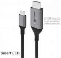 USB-C St. > HDMI St. (1m) Kabel space grey