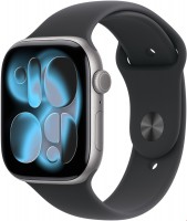 Watch Series 11 (46mm) GPS Smartwatch Alu mit Sportarmband M/L space grau/schwarz